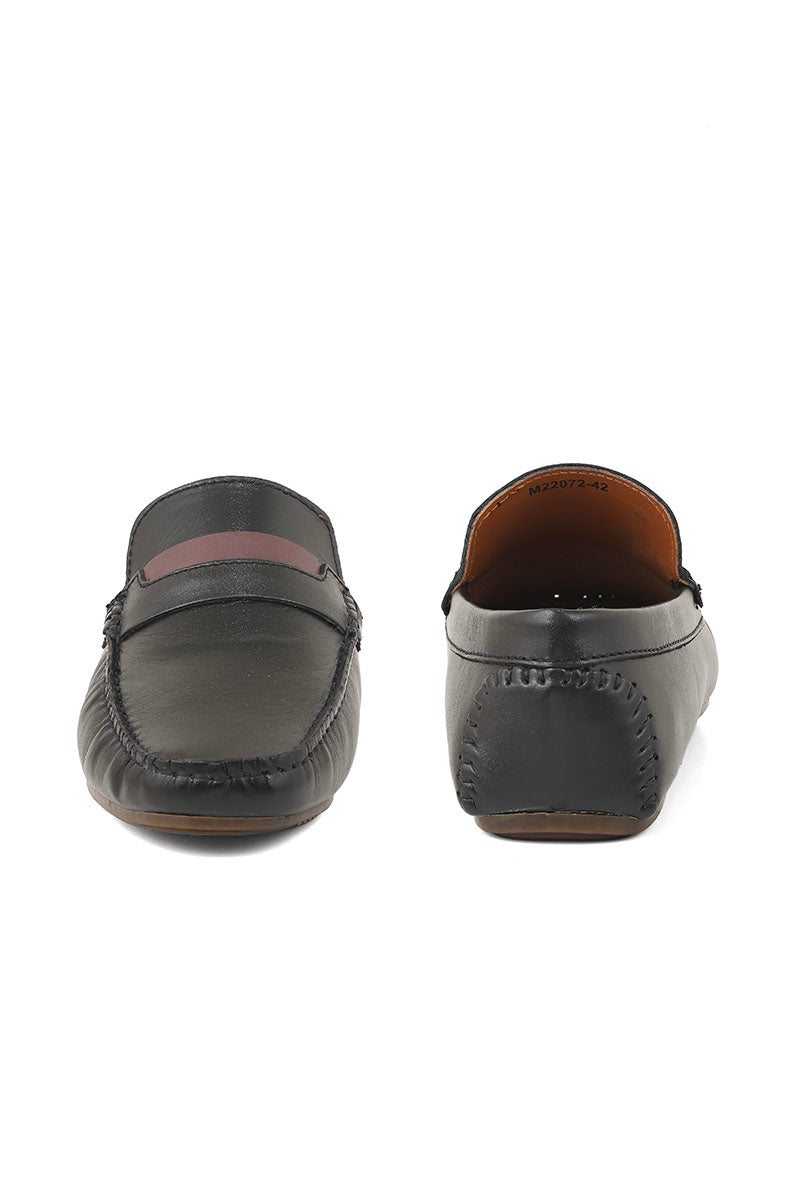 Men Casual Driving Mocs M22072-Black