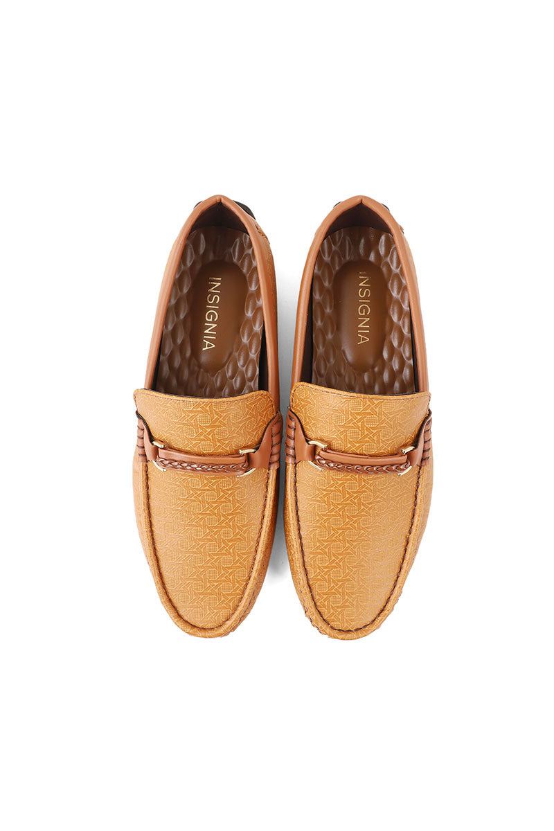 Men Casual Driving Mocs M26067-Mustard