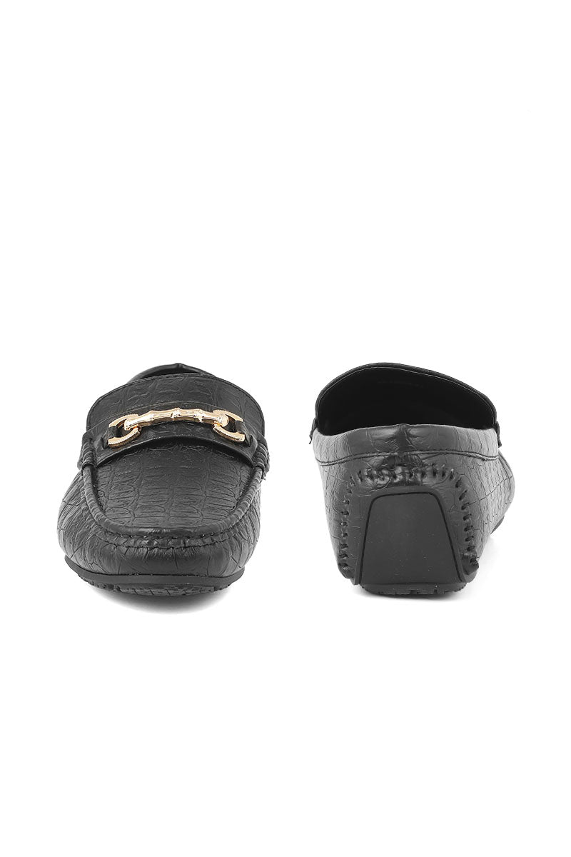 Men Casual Driving Mocs M26068-Black