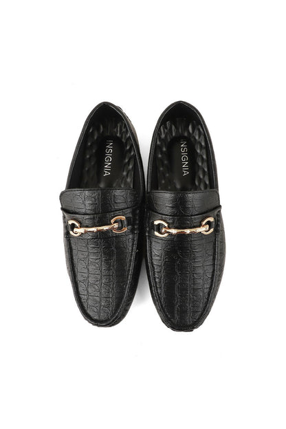 Men Casual Driving Mocs M26068-Black