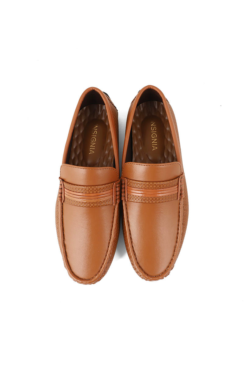 Men Casual Driving Mocs M26069-Mustard