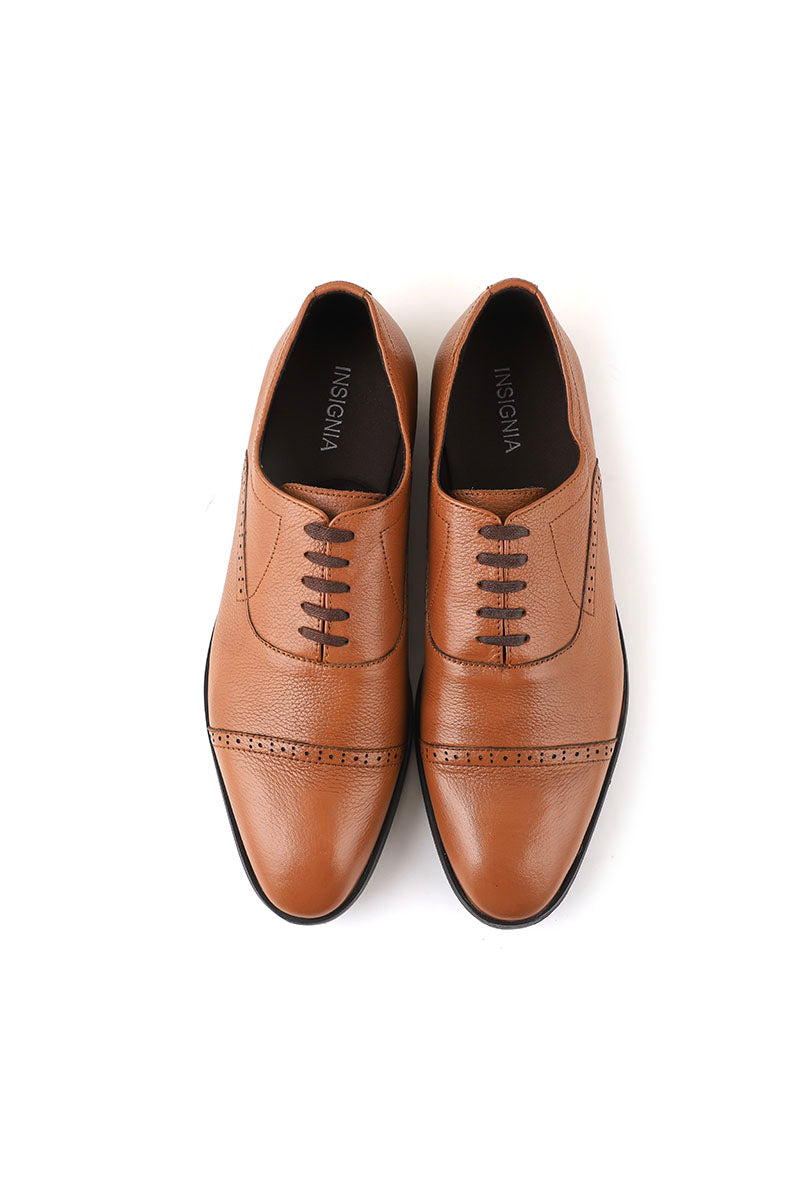Men Formal Oxford M34058-Mustard