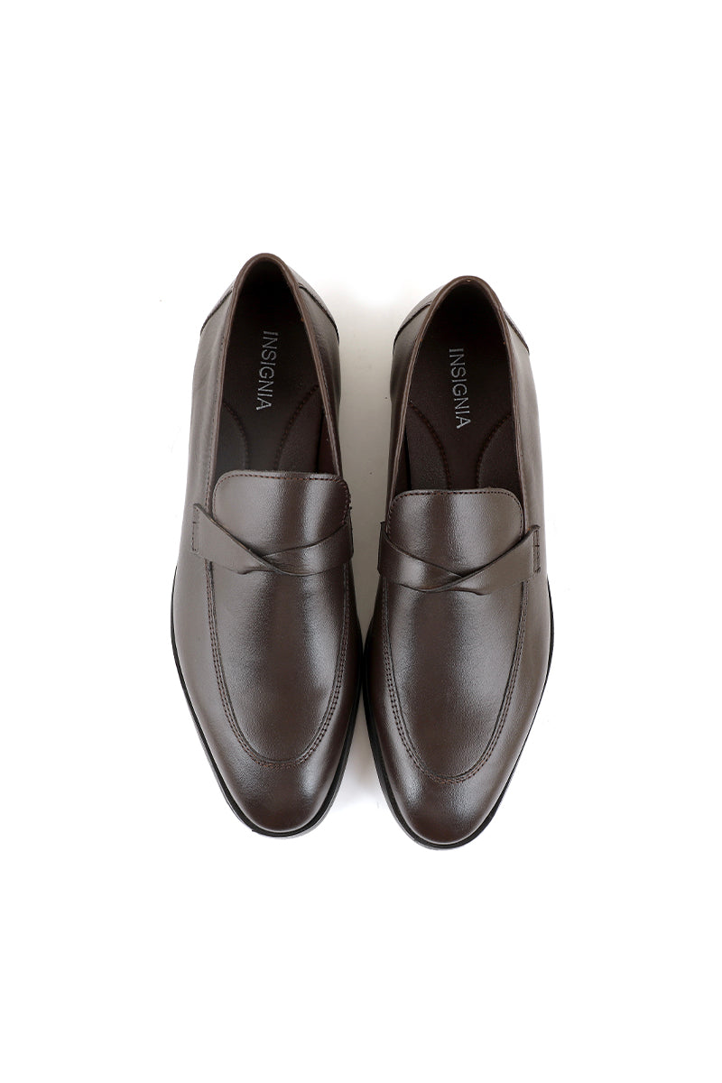 Men Formal Loafers M38057-Brown