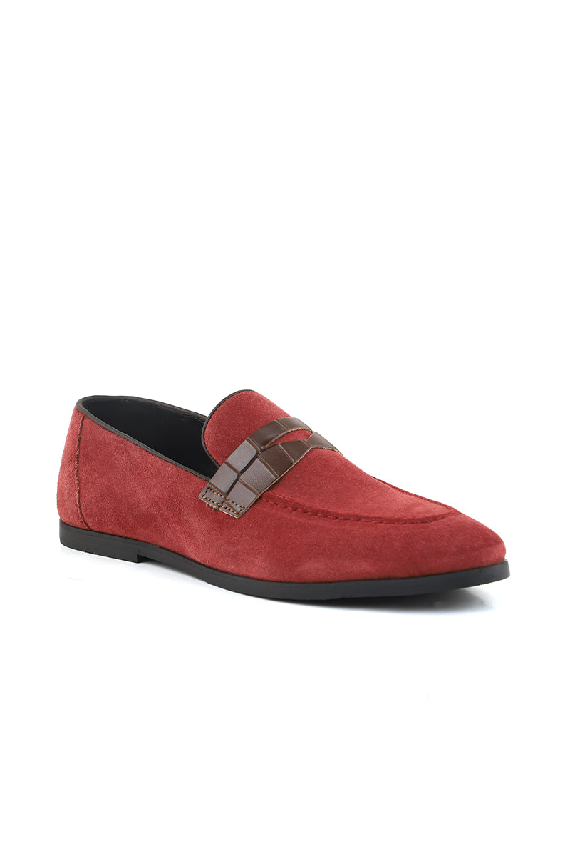 Men Formal Loafers M38061-Maroon