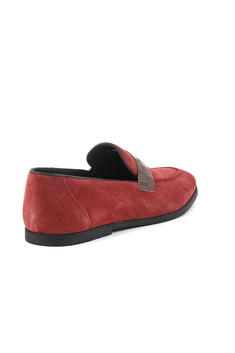 Men Formal Loafers M38061-Maroon