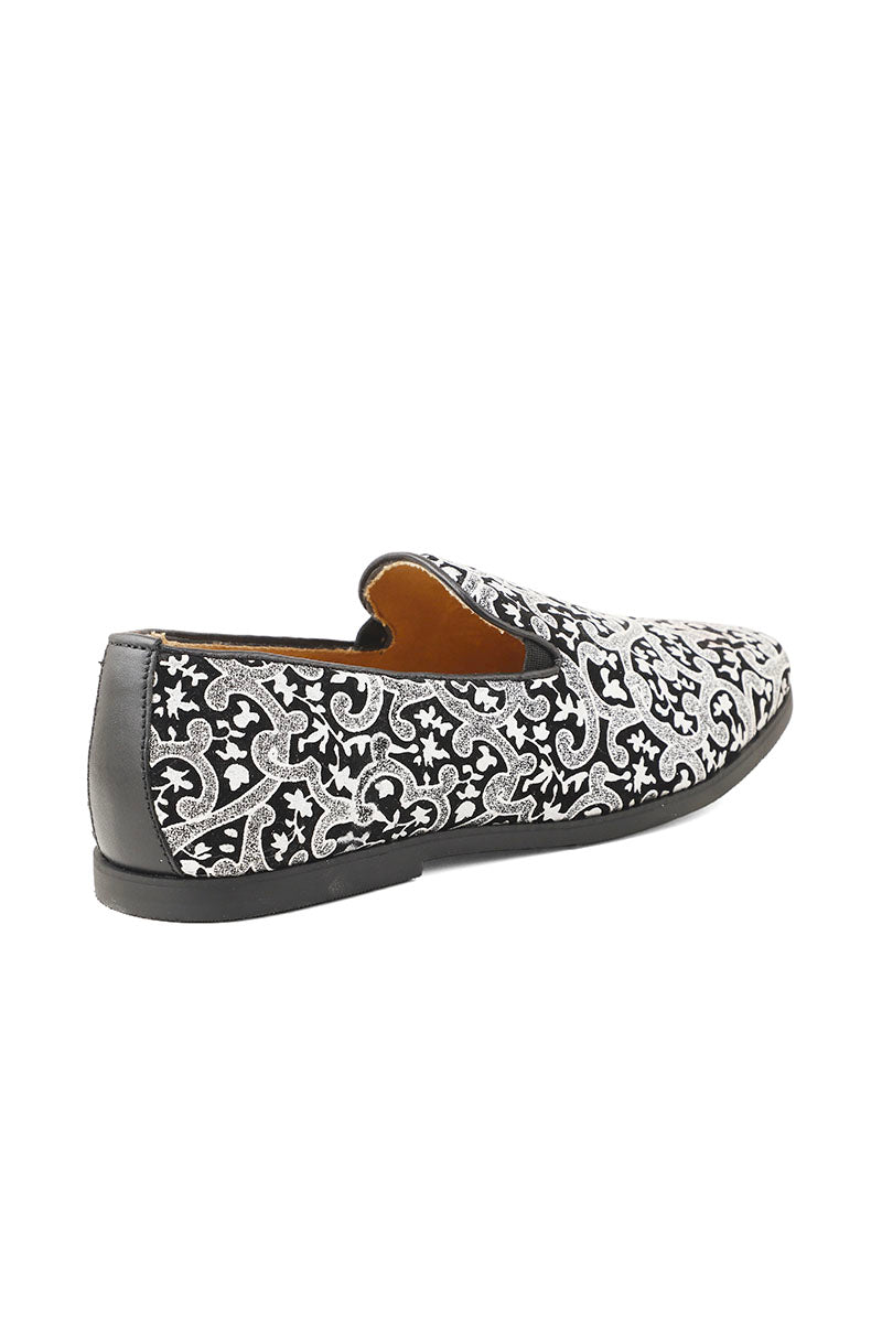 Men Casual Shoe/Moccs M38062-Silver