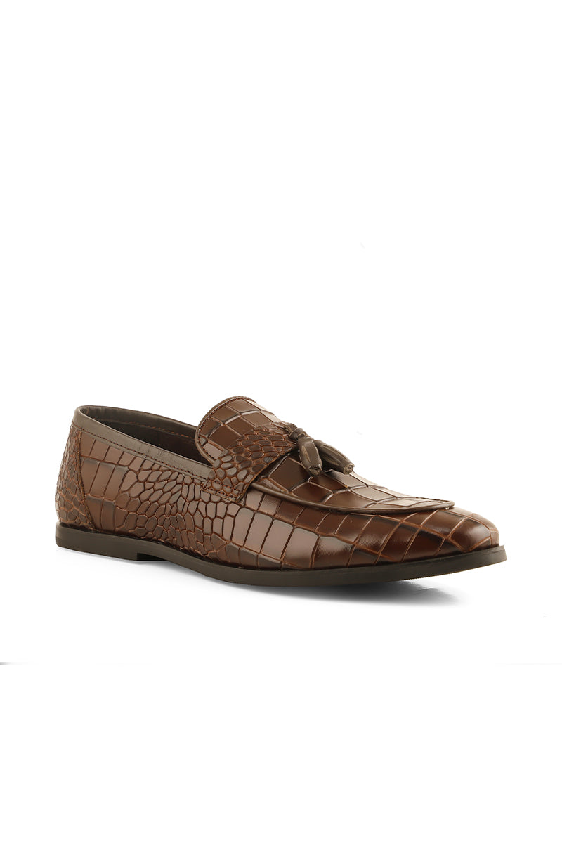 Men Formal Loafers M38065-Brown