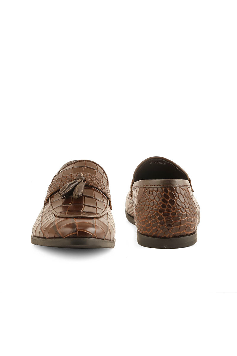 Men Formal Loafers M38065-Brown