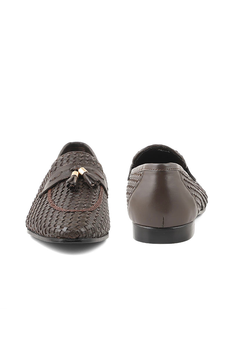 Men Formal Loafers M38066-Coffee
