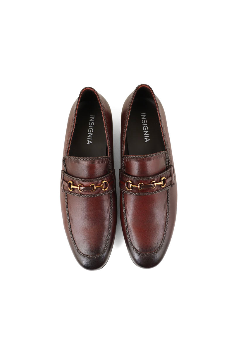 Men Formal Loafers M38090-Maroon
