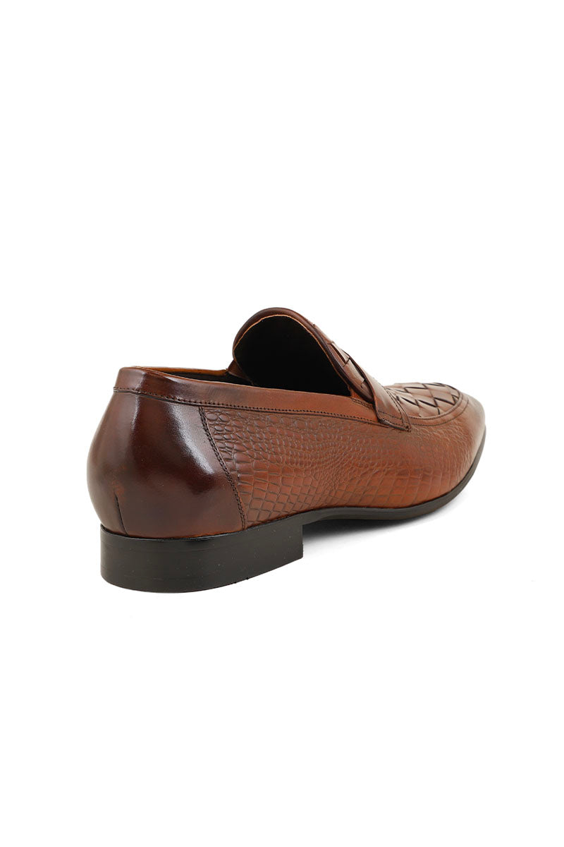 Men Formal Loafers M38093-Brown