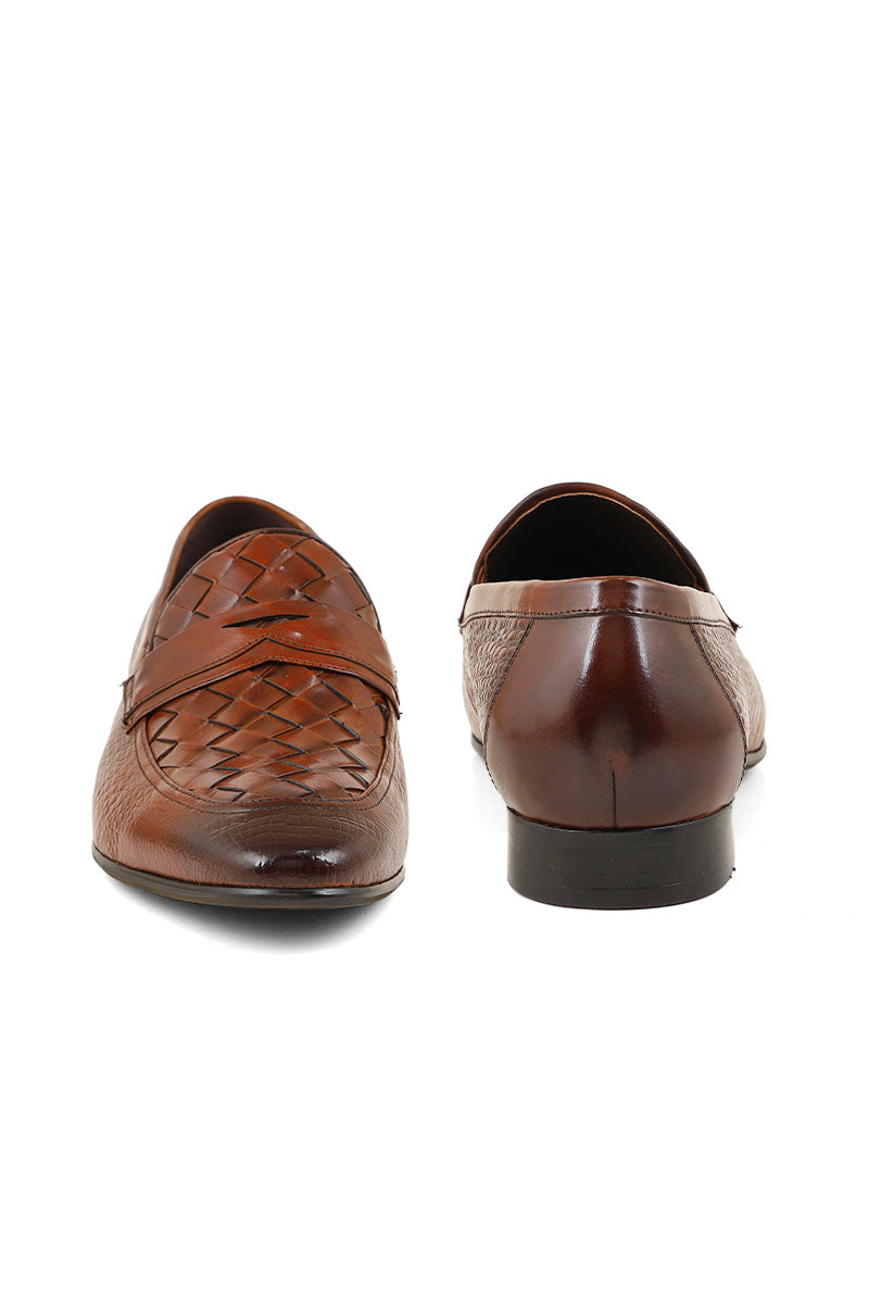 Men Formal Loafers M38093-Brown