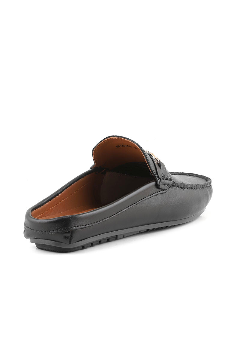 Men Casual Back Open M50008-Black