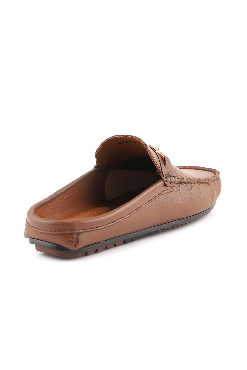 Men Casual Back Open M50008-Mustard