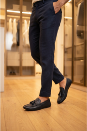 Men Casual Moccasin MC4050-Navy