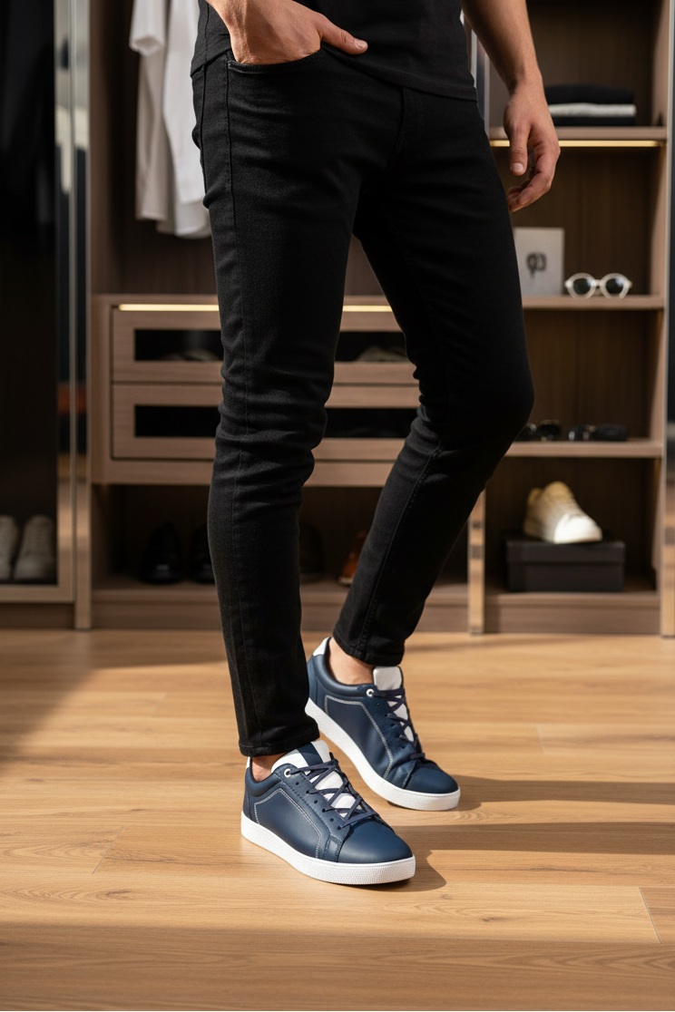 Men Casual Sneakers MC5019-Navy