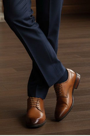 Men Formal Oxford MF8005-Tan