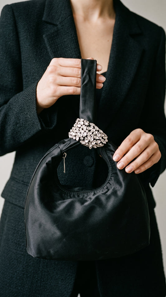 Party Wear Clutch BK4165-Black