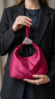Party Wear Clutch BK4165-Burgundy