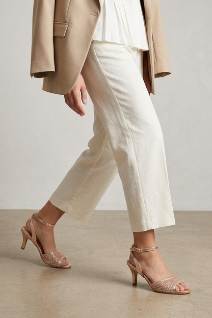 Party Wear Slip On IP2071-Rose Gold