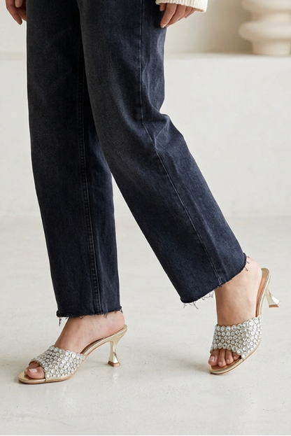 Party Wear Slip On IP0103-Gold