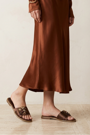 Formal Slip On IF0271-Brown