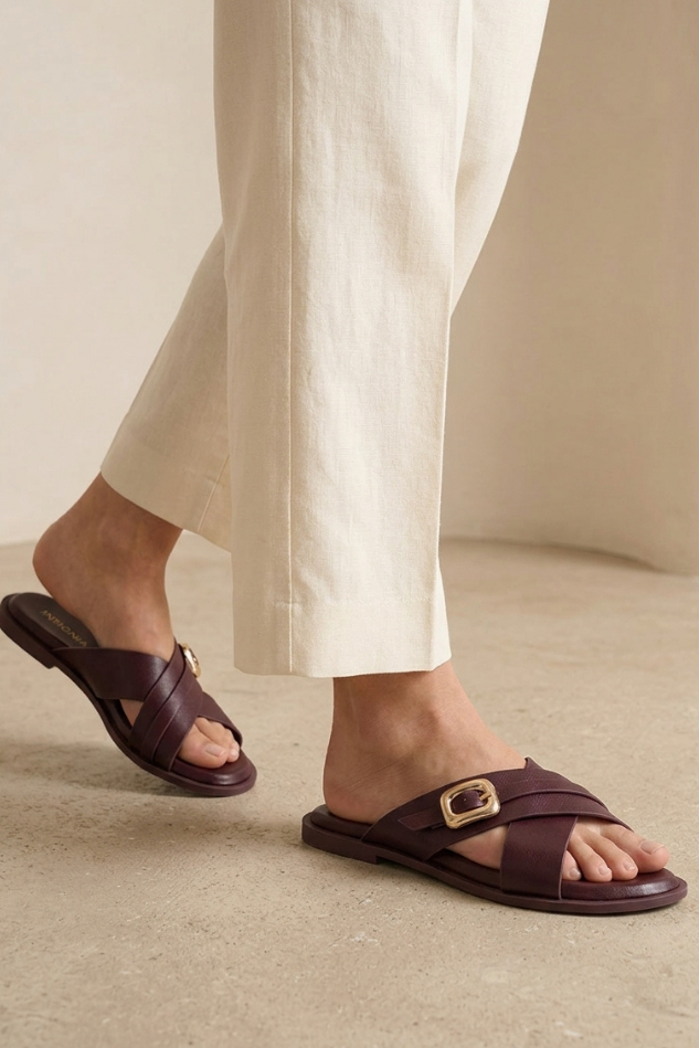 Casual Slip On IC0083-Maroon