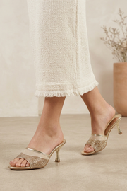 Party Wear Slip On IP0091-Gold