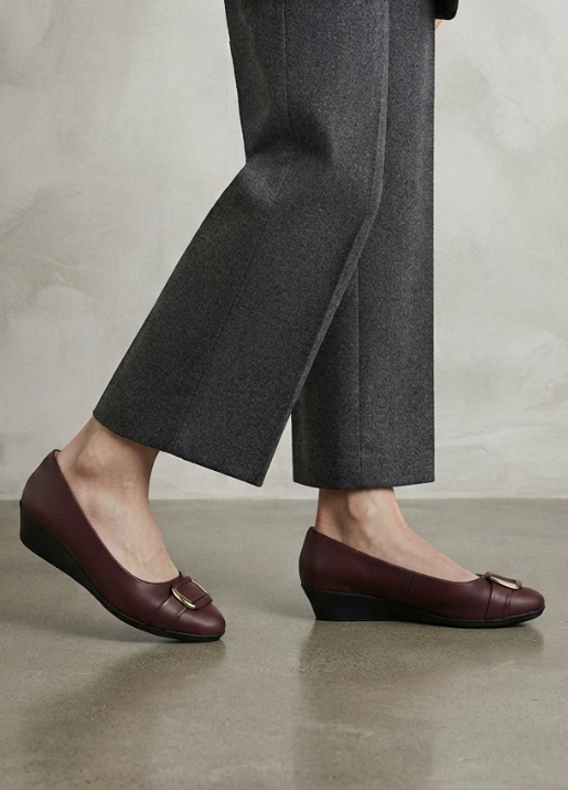 Comfort Court Shoes IK5003-Maroon