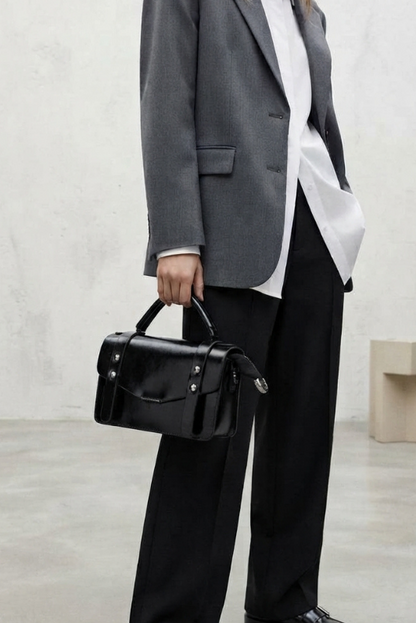 Top Handle Hand Bags BH0222-Black