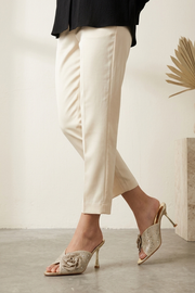 Party Wear Slip On IP0133-Gold