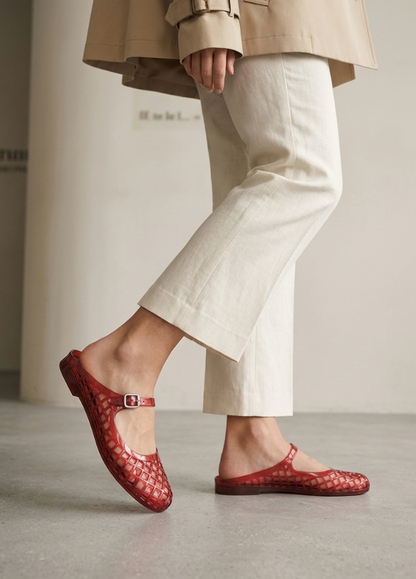 Casual Flip Flop IL6001-Maroon