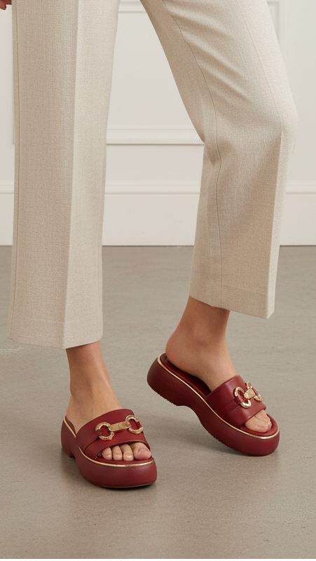 Comfort Slip On IK0037-Maroon