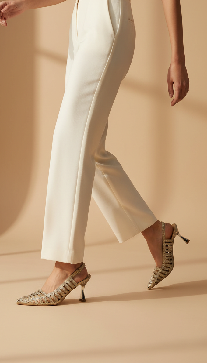 Party Wear Sandal IP2062-Champagne