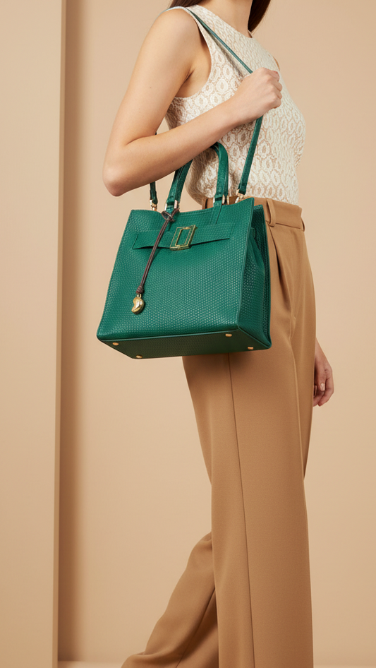 Satchel Shoulder Bags BH0164-Dark Green