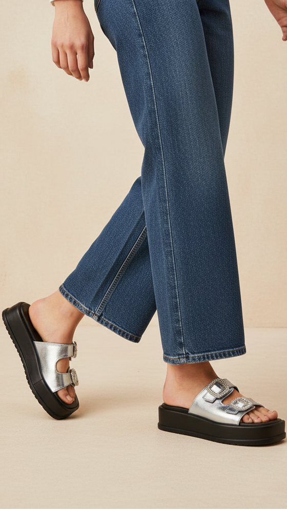 Casual Slip On IC0045-Silver