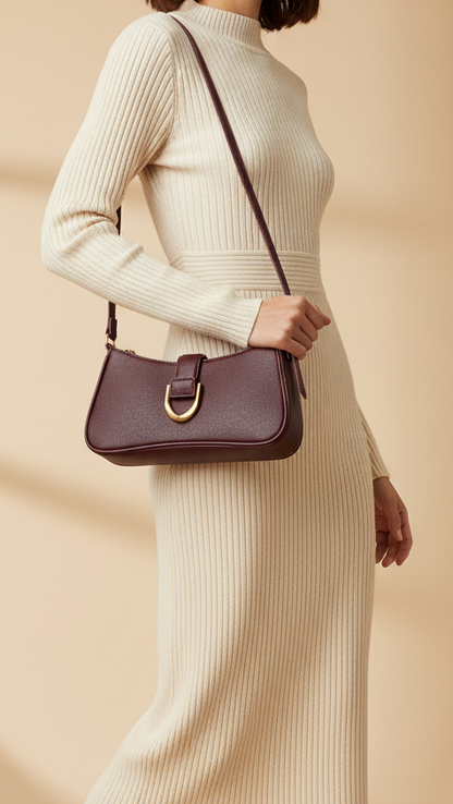 Formal Shoulder Bags BS2179-Maroon