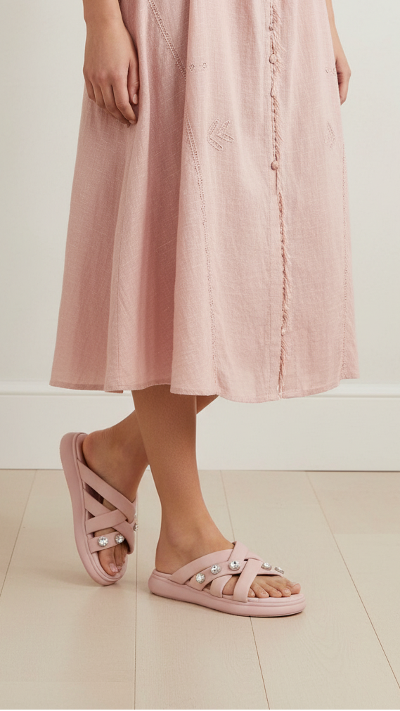 Comfort Slip On IK0044-Tea Pink