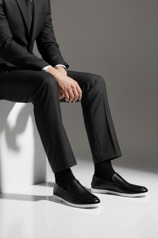 Men Formal Loafers MF7048-Black