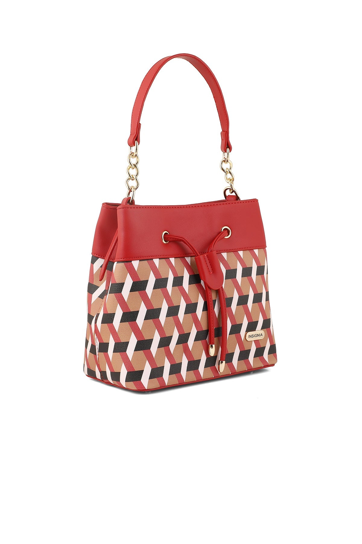 Top Handle Hand Bags B14947-Red