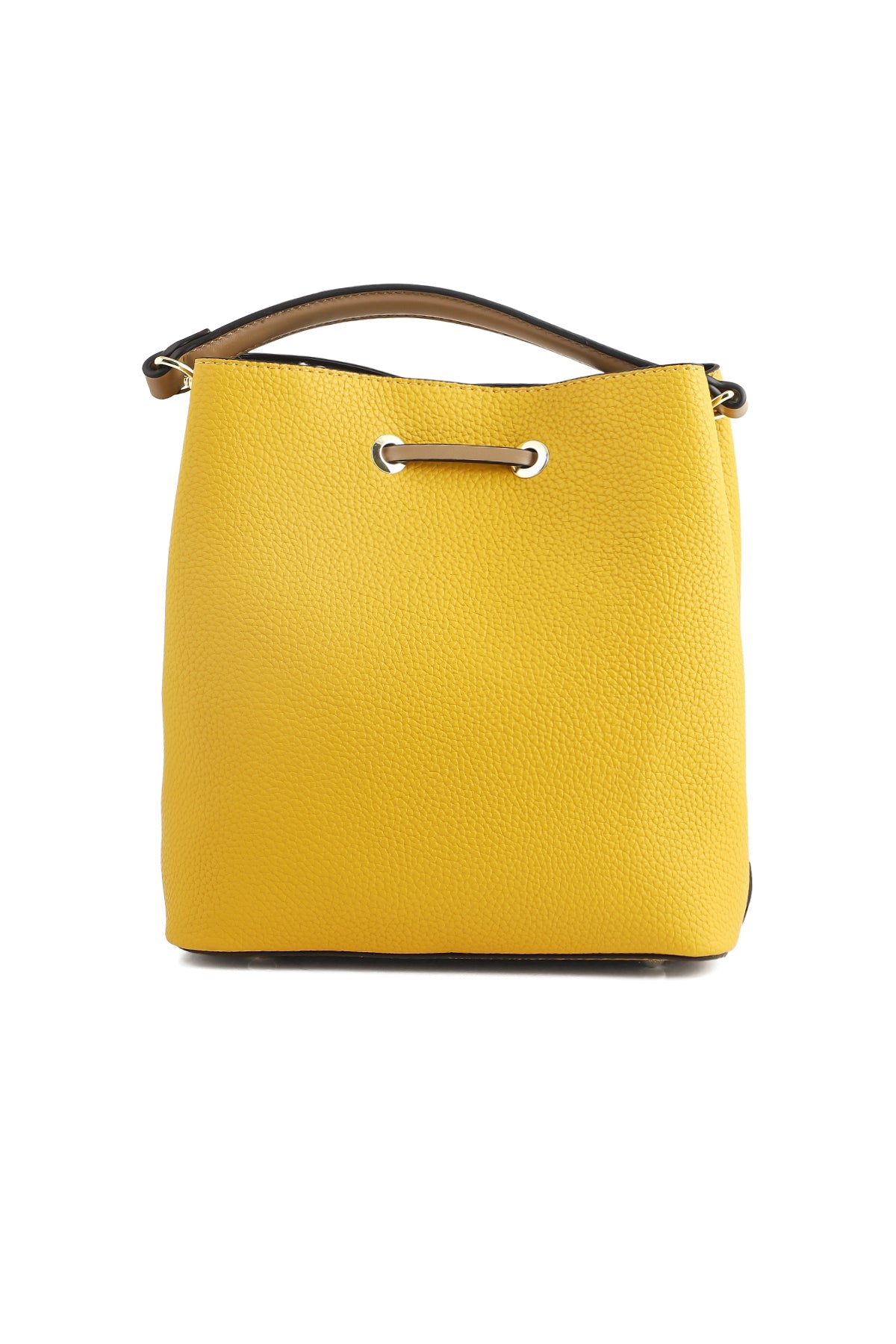 Bucket Hand Bags B14982-Yellow