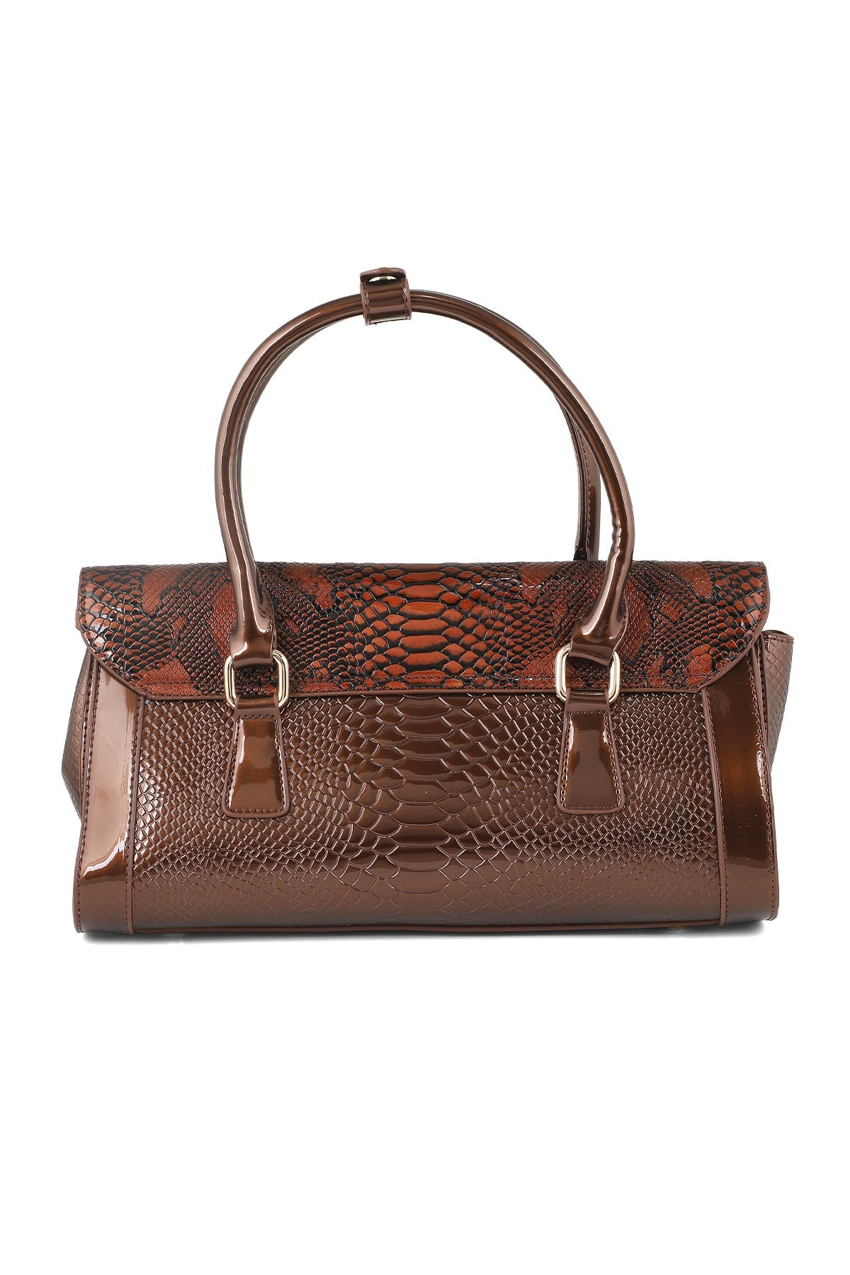 Top Handle Hand Bags B14998-Brown
