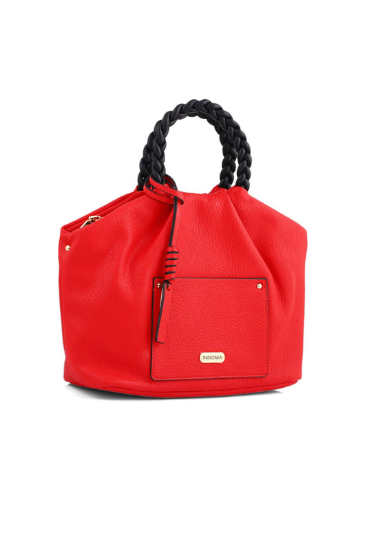 Trapeze Shoulder Bags B15011-Red