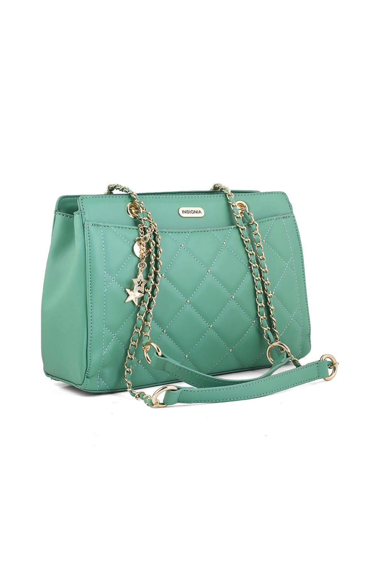 Baguette Shoulder Bags B15038-Green