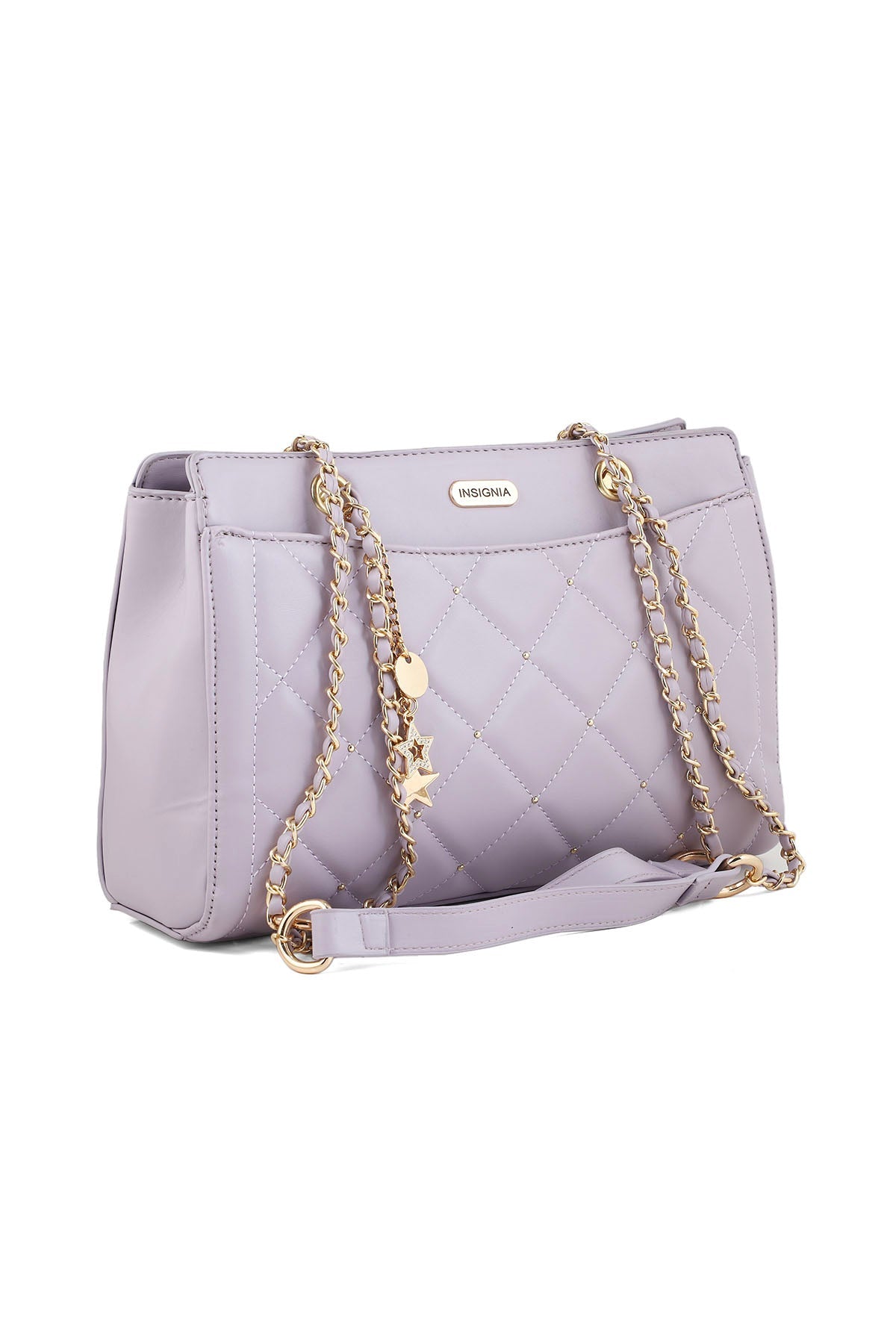 Baguette Shoulder Bags B15038-Purple