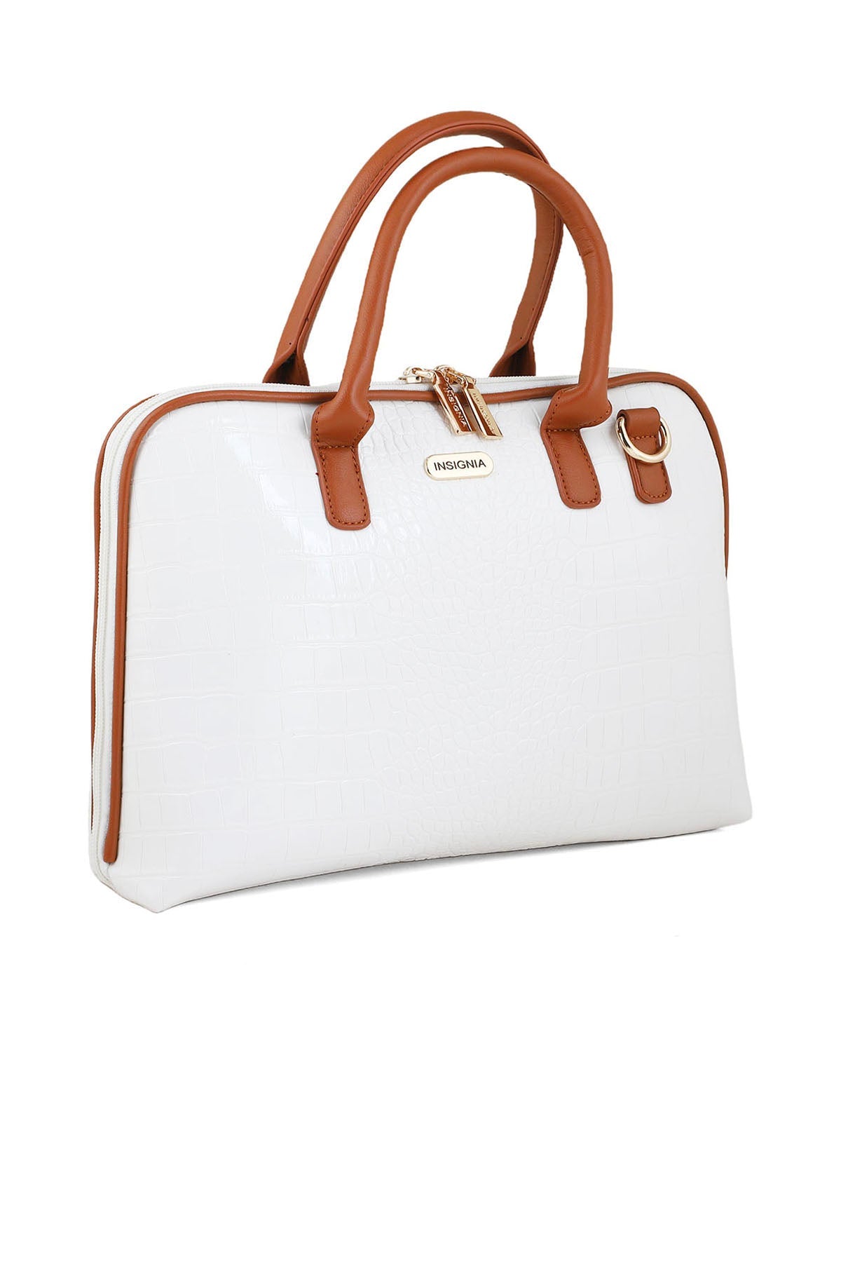 Top Handle Hand Bags B15046-Brown