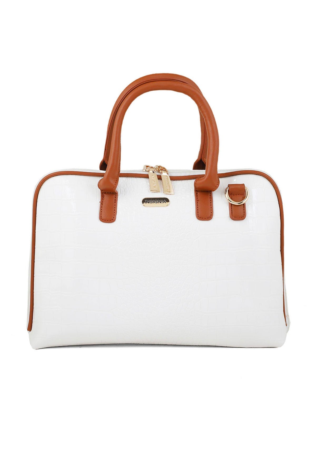 Top Handle Hand Bags B15046-Brown