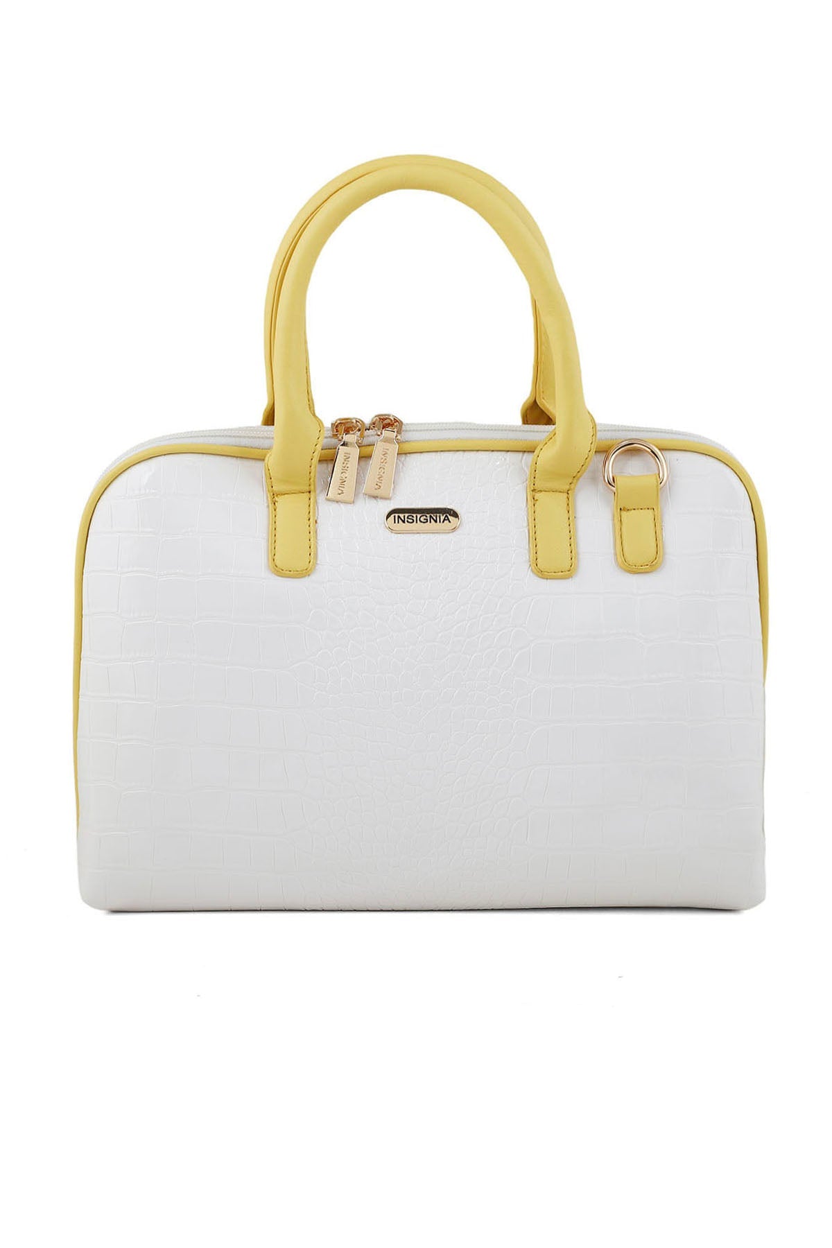 Top Handle Hand Bags B15046-Yellow
