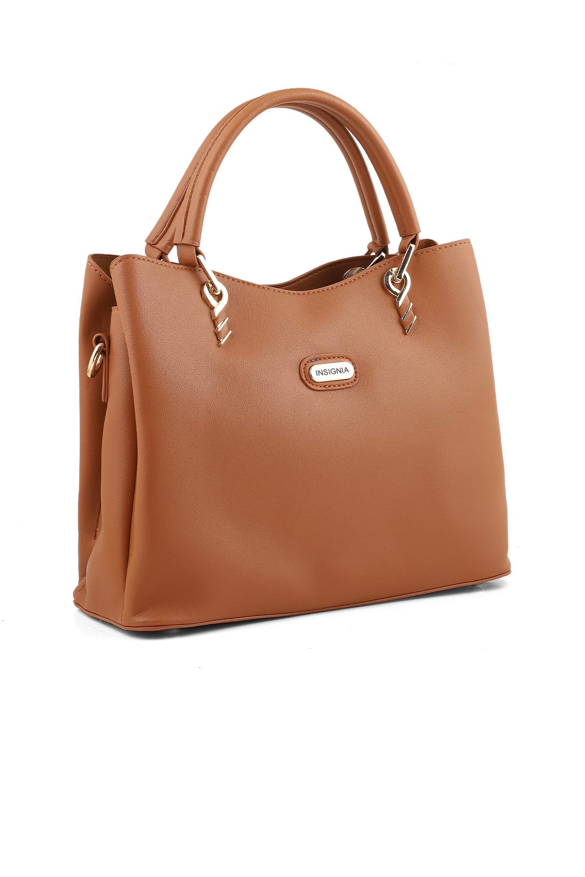 Formal Tote Hand Bags B15058-Brown