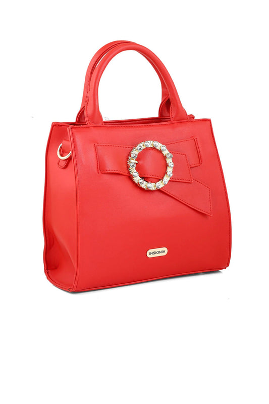 Formal Tote Hand Bags B15066-Red